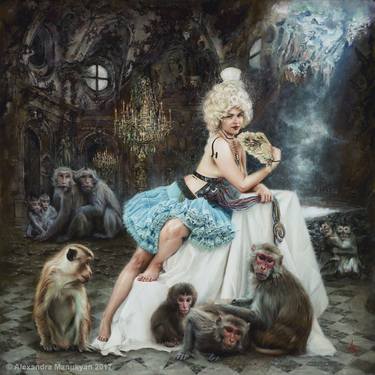 Original Figurative People Paintings by Alexandra Manukyan