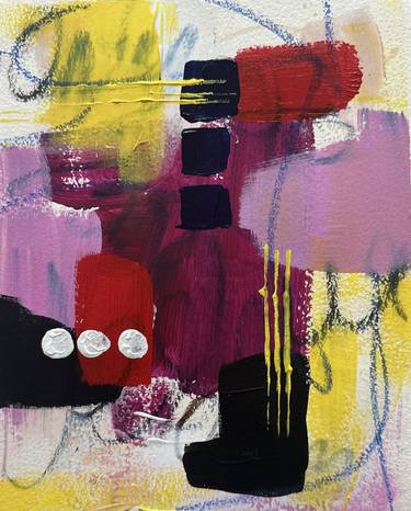 Original Abstract Mixed Media by Audrey Beharie-McGee