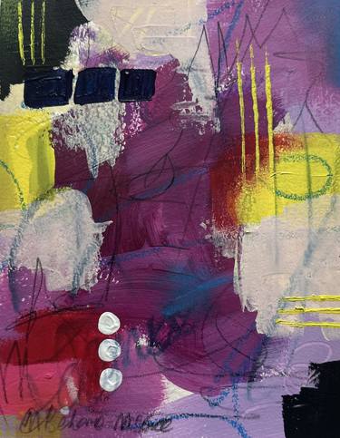 Original Abstract Mixed Media by Audrey Beharie-McGee