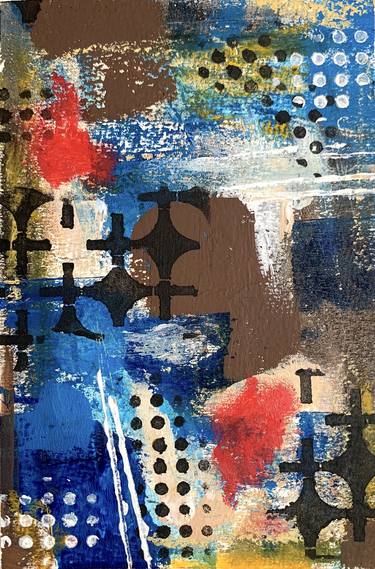 Original Abstract Expressionism Abstract Paintings by Audrey Beharie-Mcgee