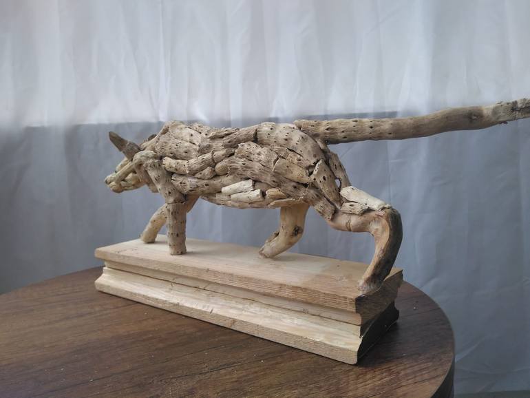 Original Abstract Animal Sculpture by Mutlu Ucar