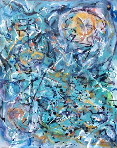 Original Abstract Painting by Jan Maret Willman