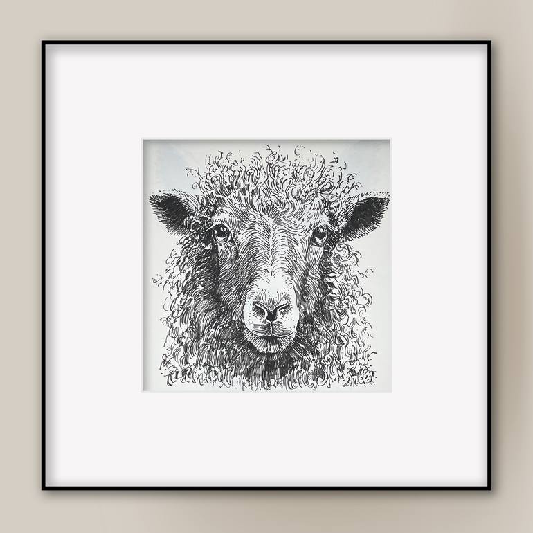 Original Illustration Animal Painting by Peter Farago