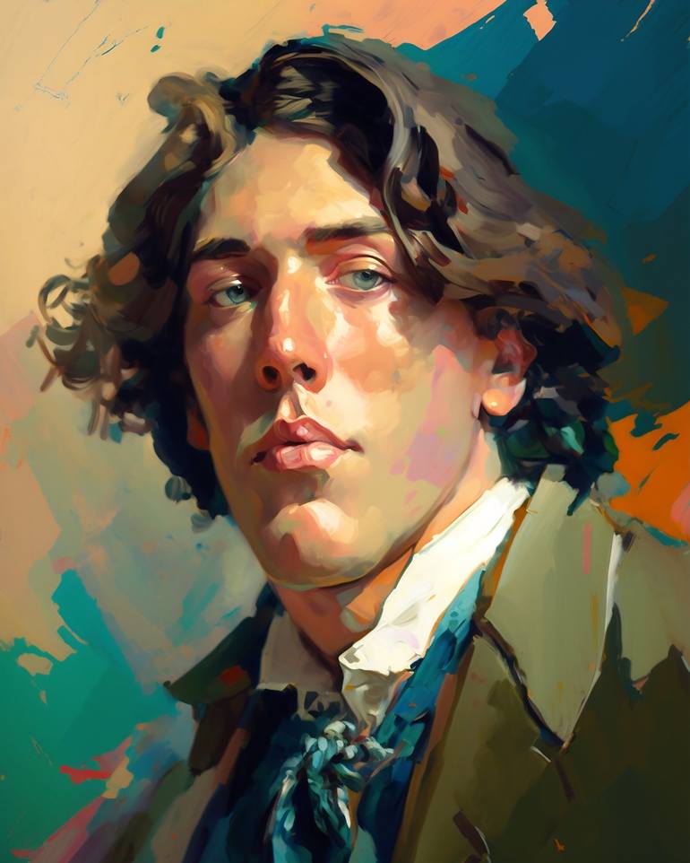 Oscar Wilde Painting by Peter Farago Saatchi Art