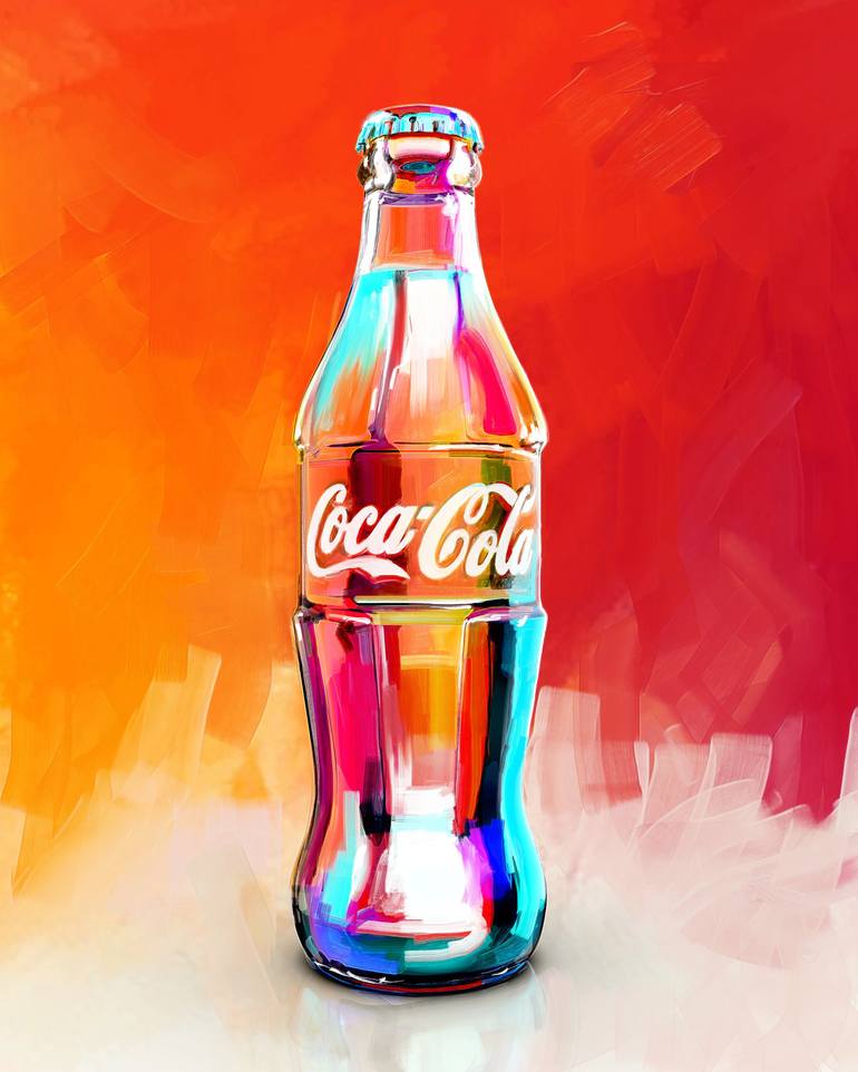 Coca Cola Painting by Peter Farago Saatchi Art