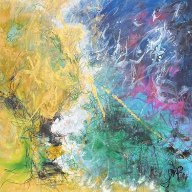 Original Abstract Expressionism Abstract Paintings by Jocelyn Polley