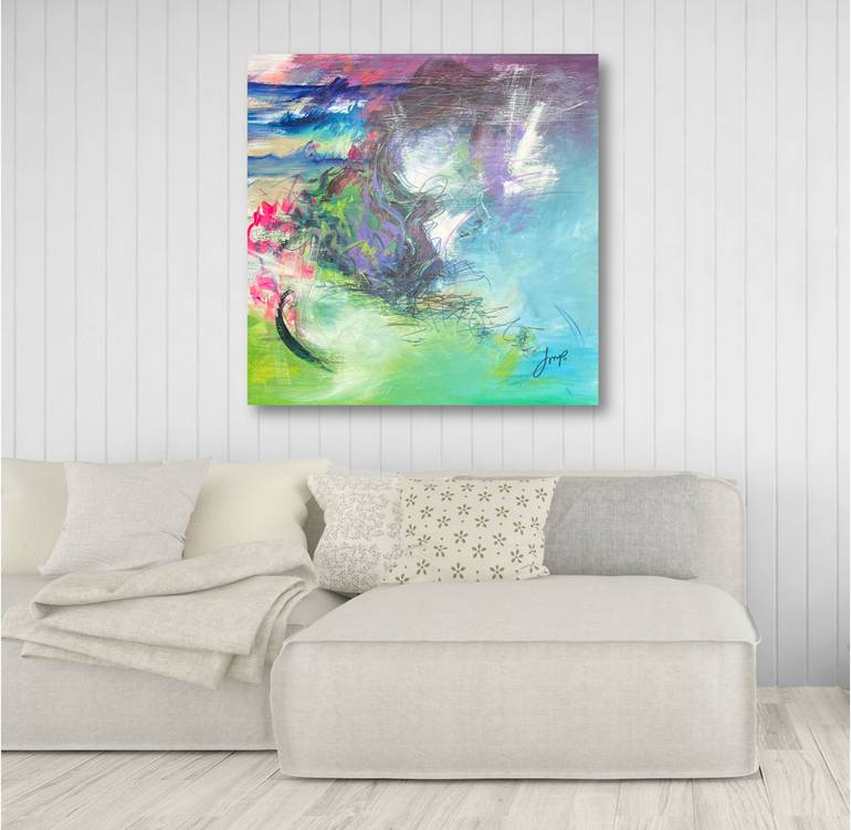 Original Expressionism Abstract Painting by Jocelyn Polley