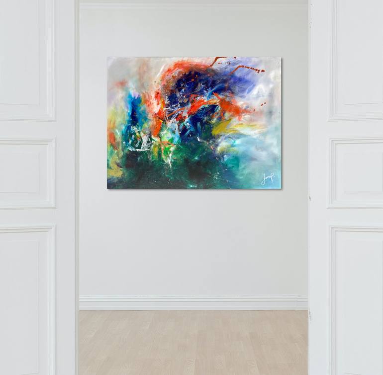 Original Expressionism Abstract Painting by Jocelyn Polley