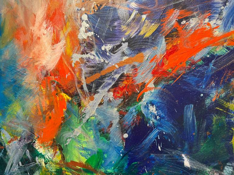 Original Expressionism Abstract Painting by Jocelyn Polley