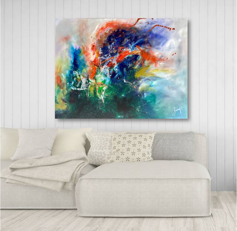 Original Expressionism Abstract Painting by Jocelyn Polley