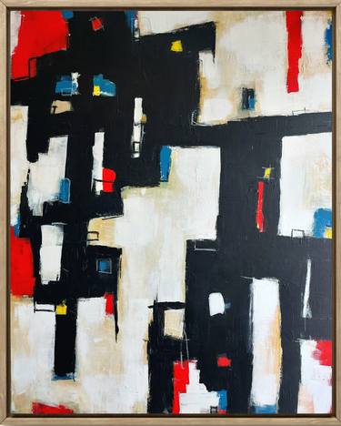 Original Abstract Expressionism Abstract Paintings by Paco Requena