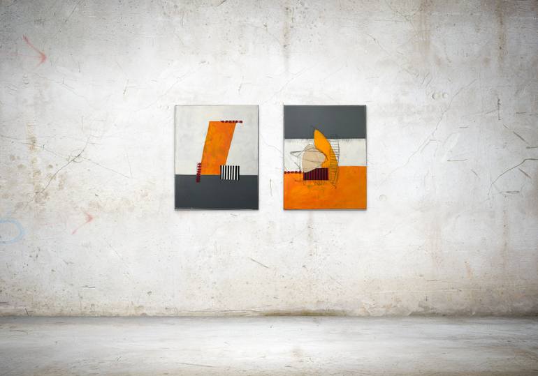Original Modern Abstract Painting by Margret Trimborn