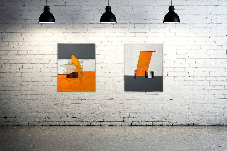 Original Modern Abstract Painting by Margret Trimborn