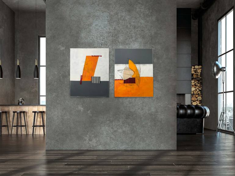 Original Modern Abstract Painting by Margret Trimborn