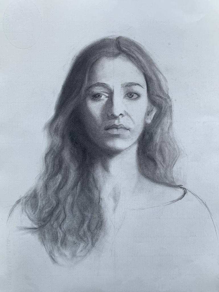 A Florentine Woman Drawing by Jenna Tatham | Saatchi Art