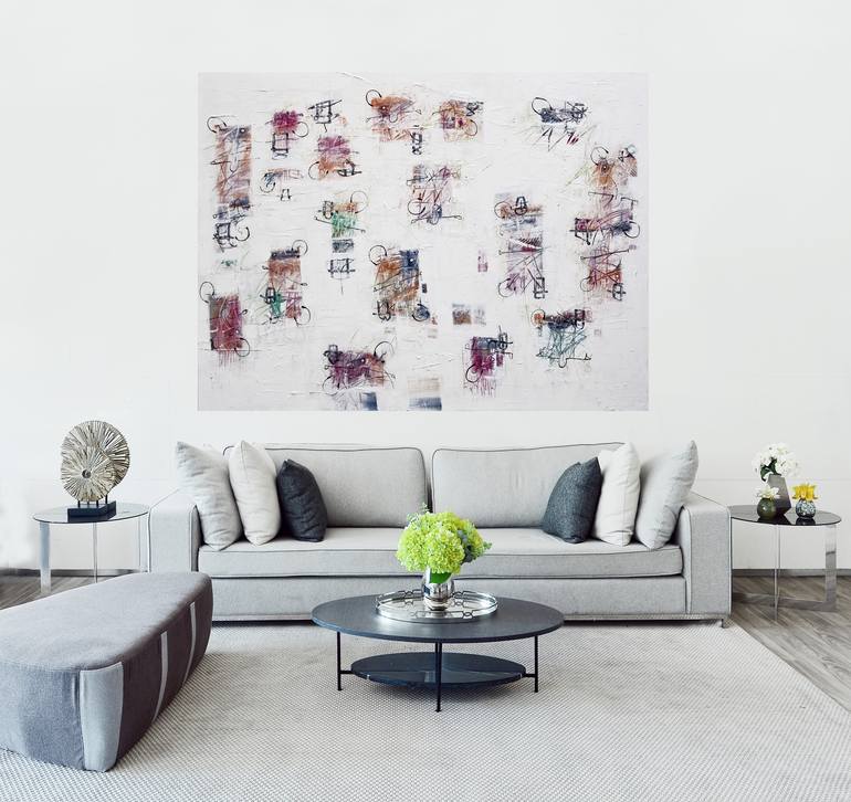 Original Abstract Expressionism Abstract Painting by Svein Koningen