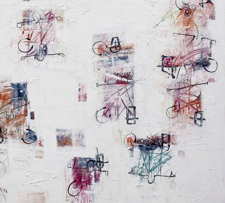 Original Abstract Expressionism Abstract Painting by Svein Koningen
