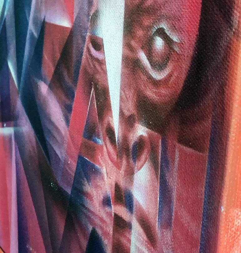 Original Abstract Nature Painting by Mauricio Jose Miranda Alvarado