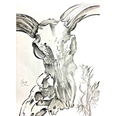 Print of Realism Animal Drawings by Sadagat Salmanova