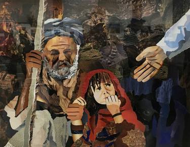 Original Realism People Collage by Calvin Hoff