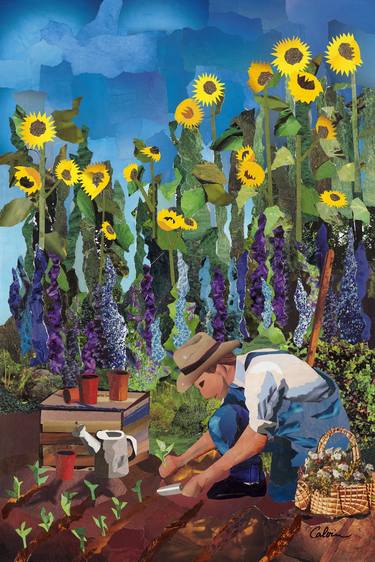 Print of Realism Garden Collage by Calvin Hoff