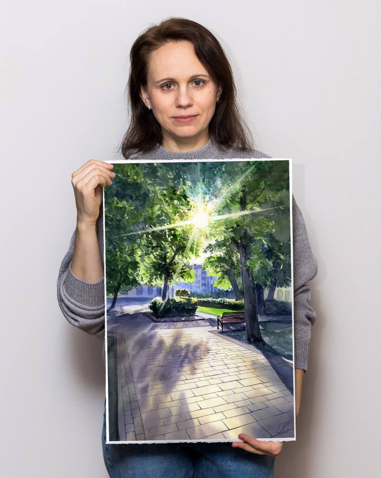 Original Realism Landscape Painting by Elena Kashchenko