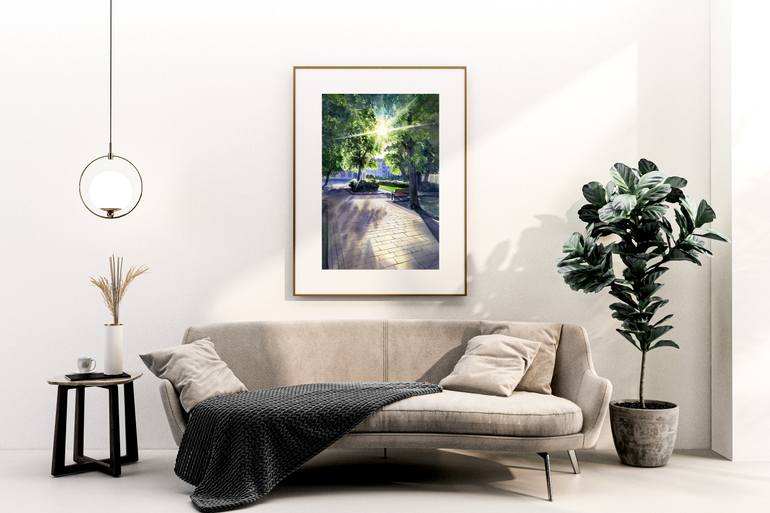 Original Realism Landscape Painting by Elena Kashchenko