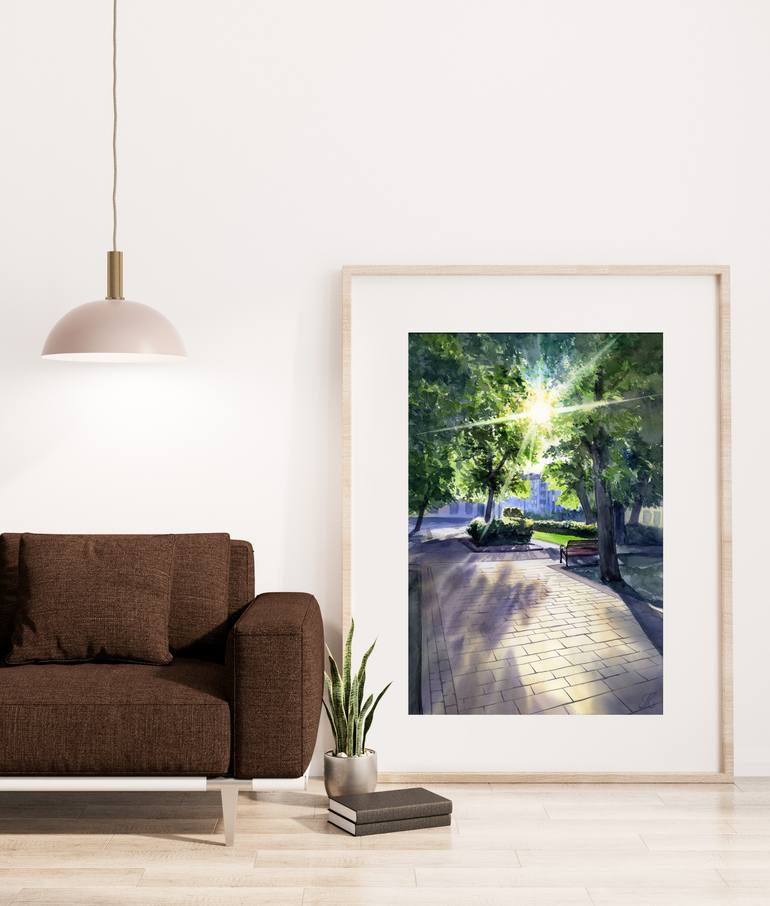 Original Realism Landscape Painting by Elena Kashchenko