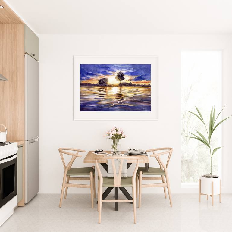 Original Realism Landscape Painting by Elena Kashchenko