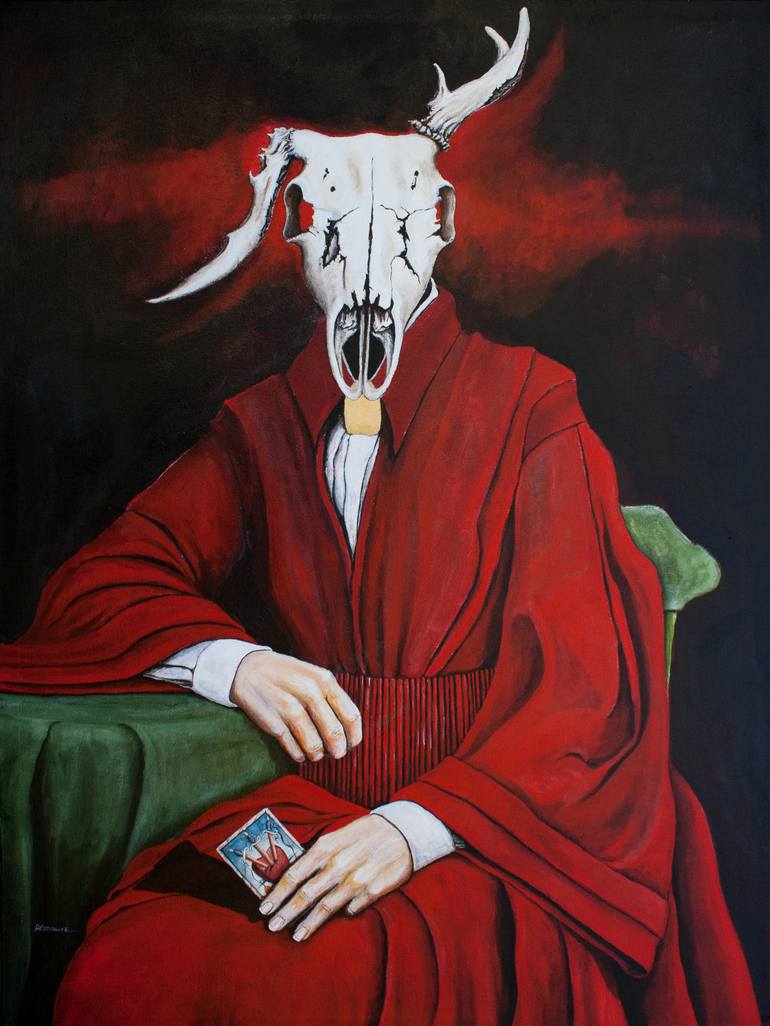 The Fortune Teller Painting by David Ezziddine Saatchi Art