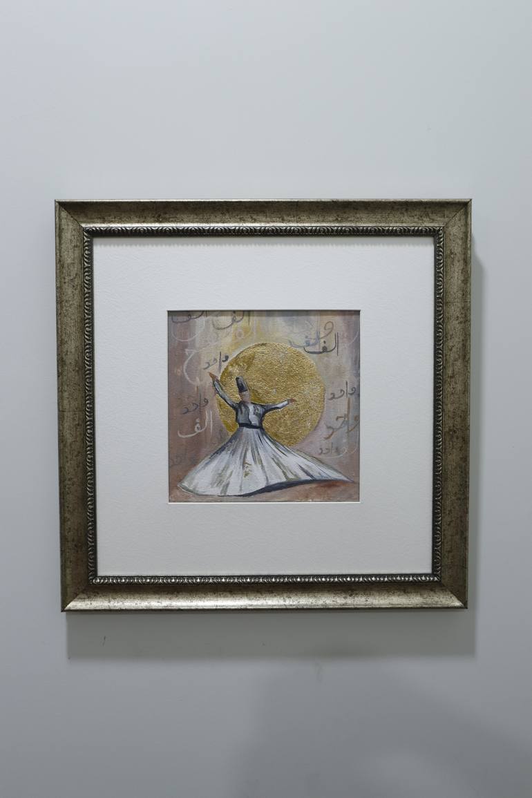 Original Contemporary Calligraphy Painting by Angbeen Hayat