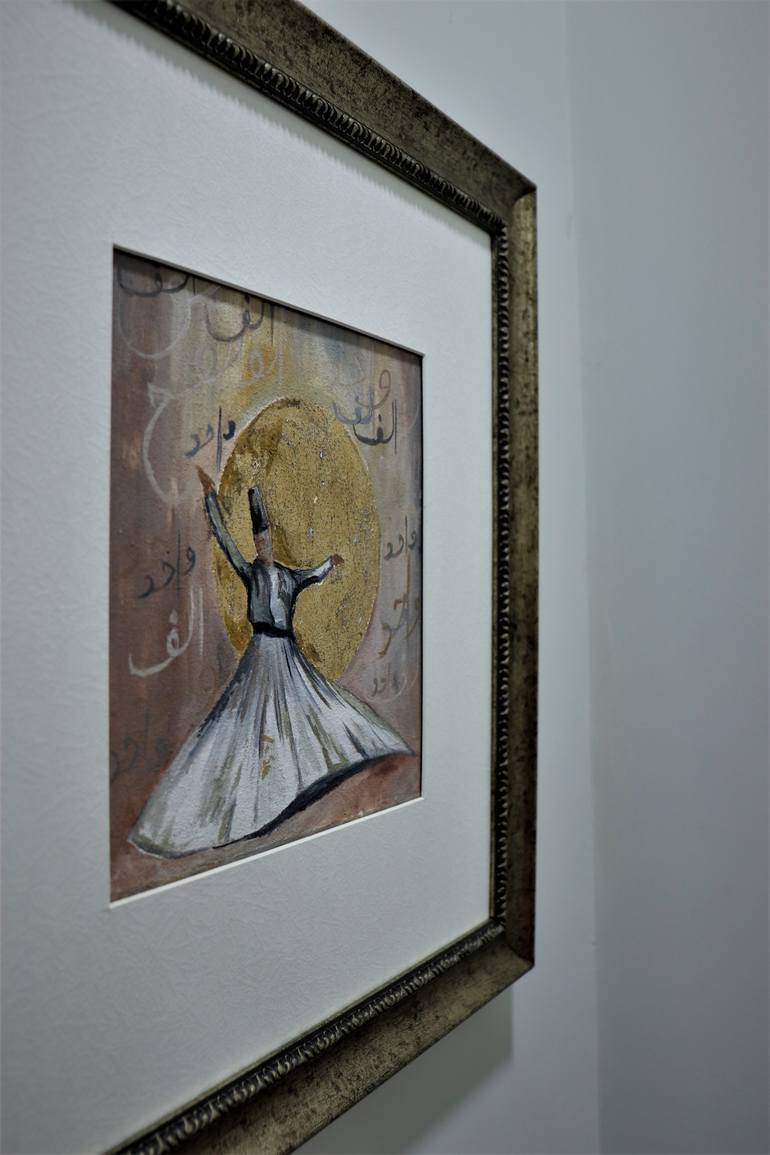 Original Contemporary Calligraphy Painting by Angbeen Hayat