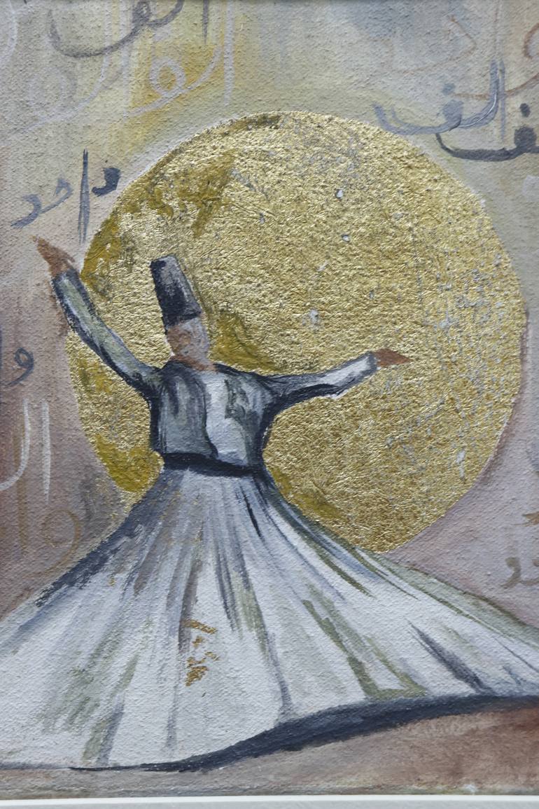 Original Contemporary Calligraphy Painting by Angbeen Hayat