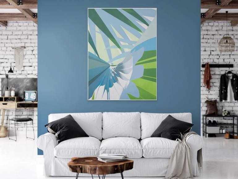 Original Abstract Nature Painting by Elizabeth Barenis
