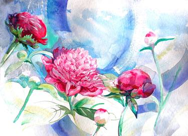Original Fine Art Floral Paintings by Katya Atanasova