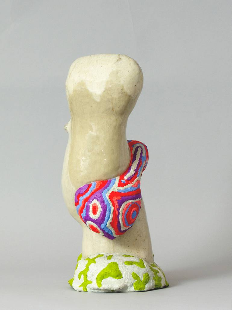 Original Abstract Sculpture by Jean Louis Frenk