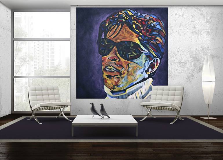 Original Portraiture Pop Culture/Celebrity Painting by Jolene Dames