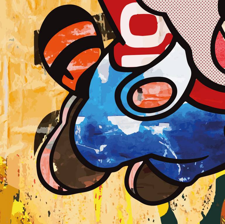 Original Abstract Cartoon Digital by Gustavo Cheneaux