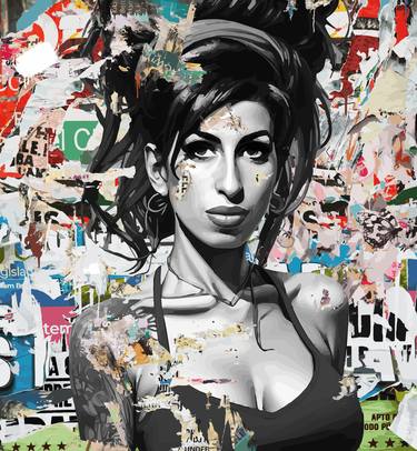 Original Fine Art Pop Culture/Celebrity Printmaking by Gustavo Cheneaux