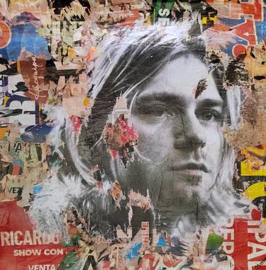 Original Pop Art Pop Culture/Celebrity Collage by Gustavo Cheneaux