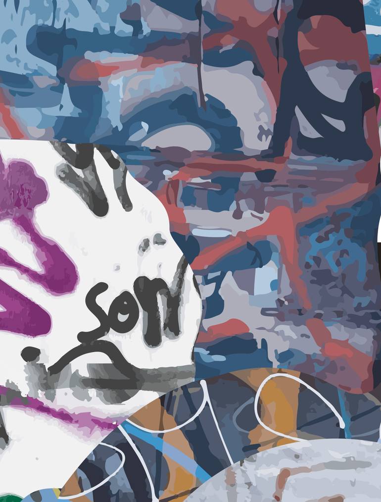 Original Abstract Pop Culture/Celebrity Digital by Gustavo Cheneaux