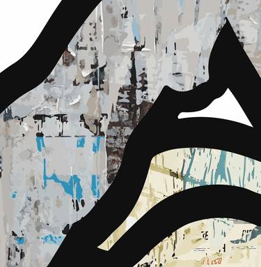 Original Abstract Nude Digital by Gustavo Cheneaux