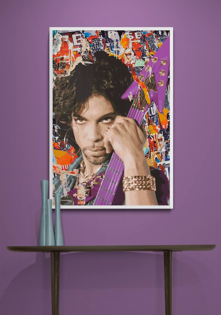Original Abstract Pop Culture/Celebrity Digital by Gustavo Cheneaux