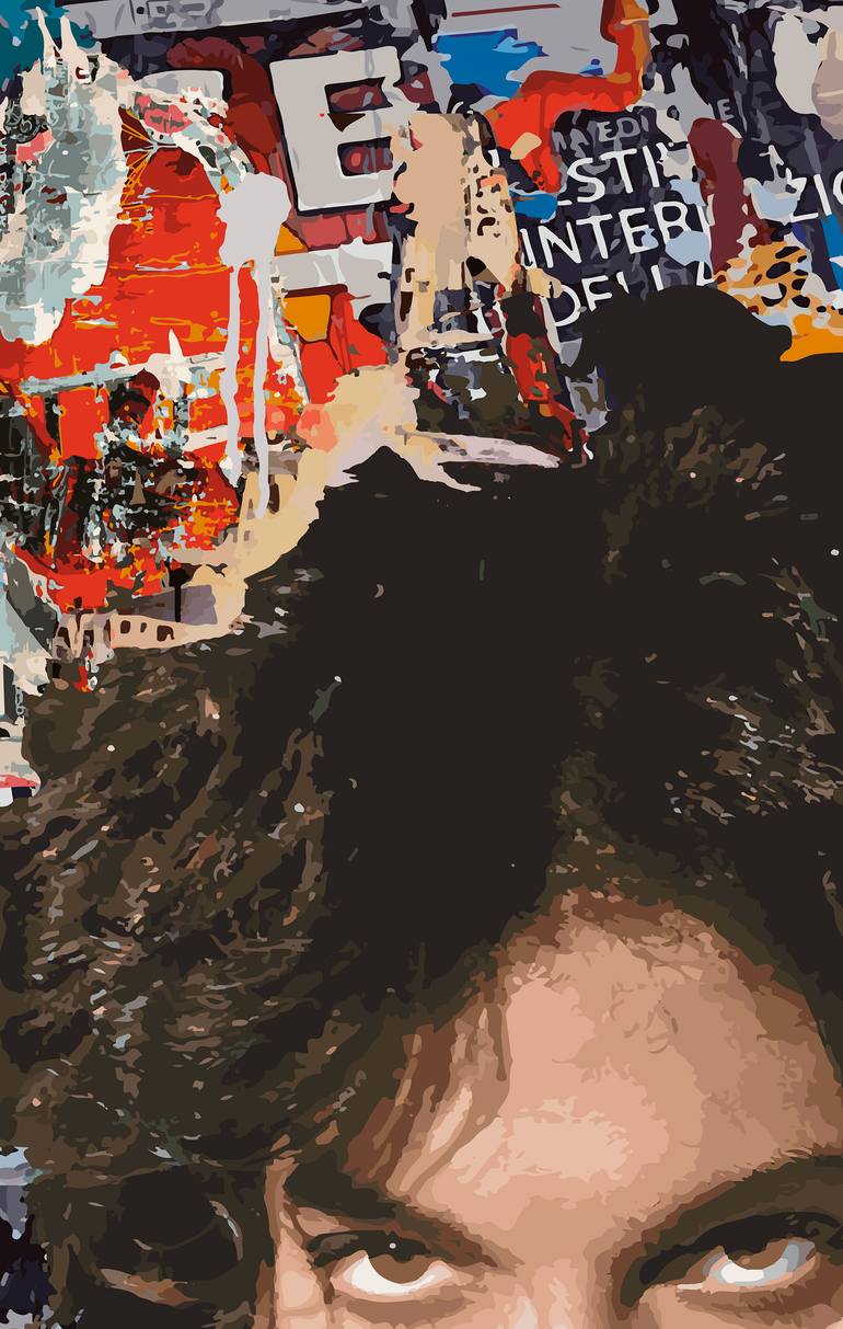 Original Abstract Pop Culture/Celebrity Digital by Gustavo Cheneaux