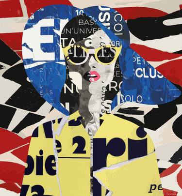 Original Pop Culture/Celebrity Mixed Media by Gustavo Cheneaux