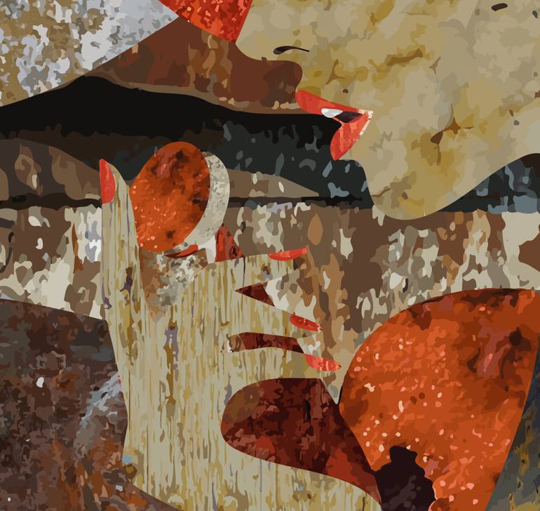 Original Abstract Pop Culture/Celebrity Digital by Gustavo Cheneaux