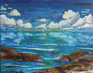 Original Fine Art Seascape Paintings by Velina Lubenova