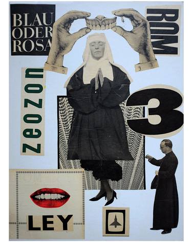 Print of Figurative Culture Collage by Hubert Balley Koko