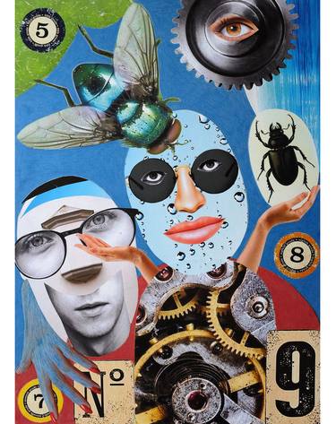 Print of Surrealism Culture Collage by Hubert Balley Koko