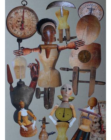 Print of Culture Collage by Hubert Balley Koko